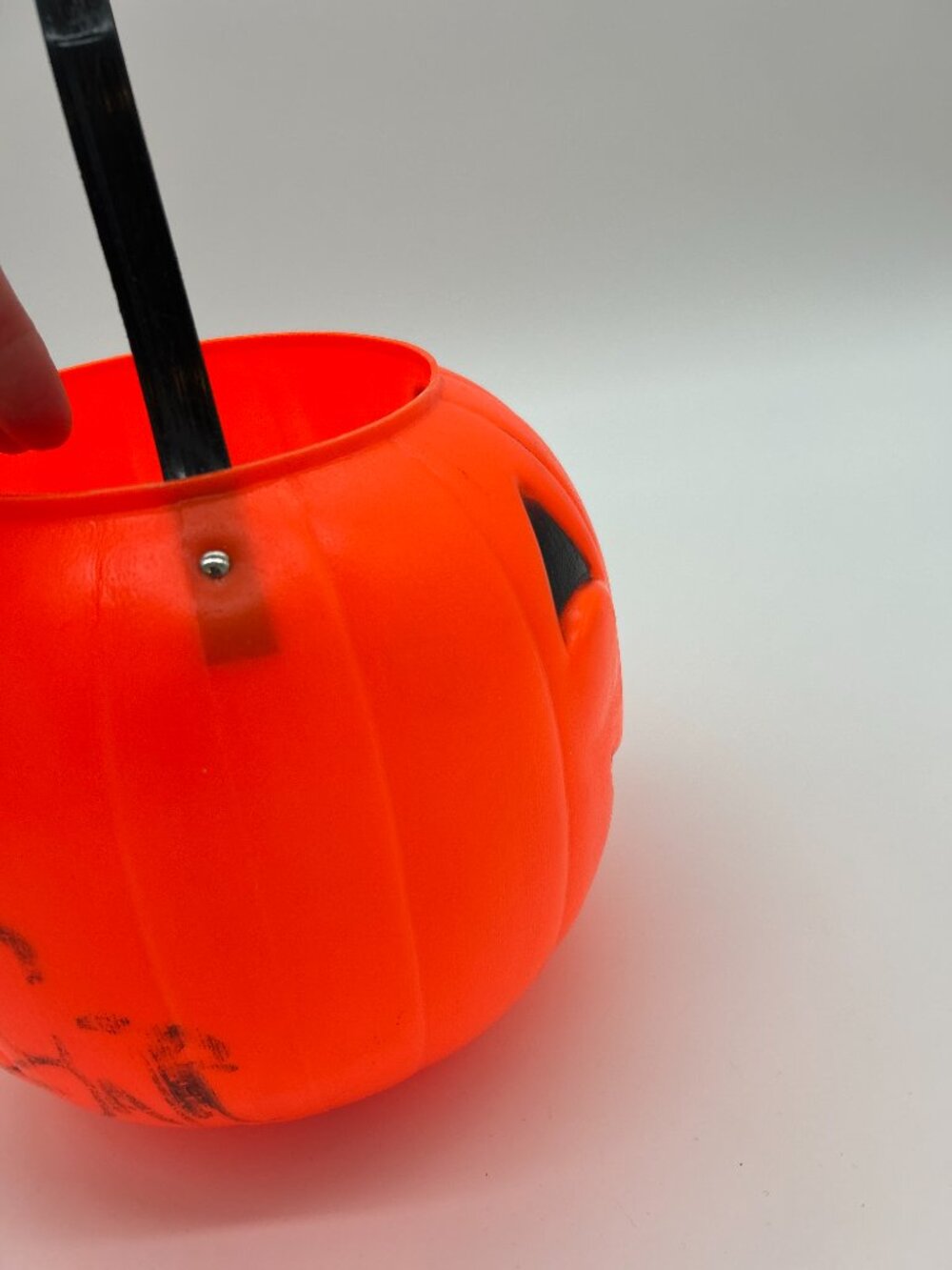 VTG Empire Blow Mold Jack O’Lantern Candy Bucket Pumpkin TrickOrTreat Pail 1980 - Picture 7 of 9